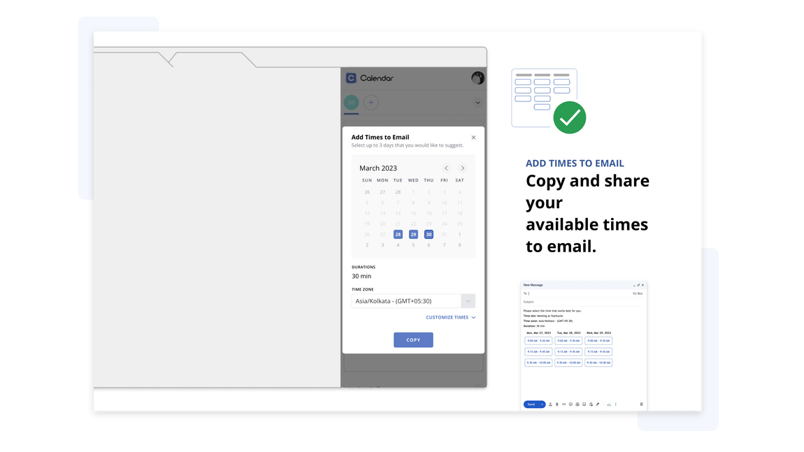 Calendar Browser Extension