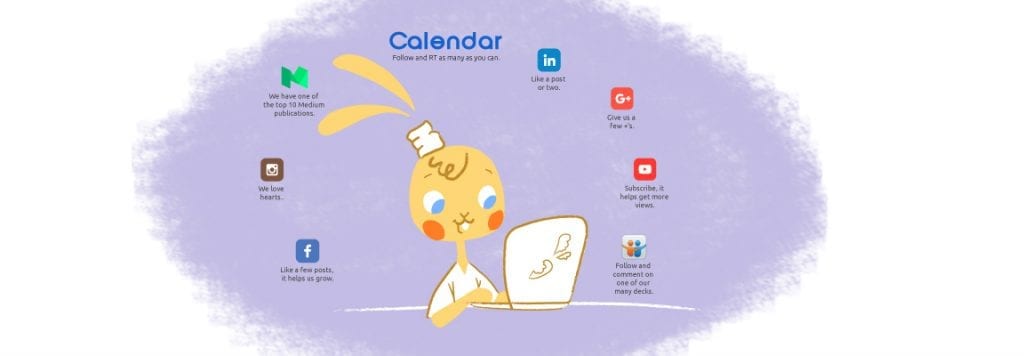 calendar social media