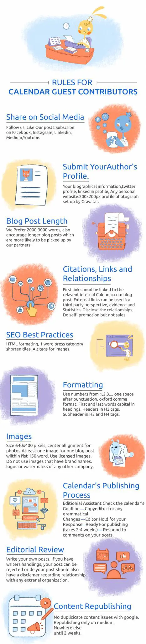 Guest Posting Calendar at Content Planning Strategy