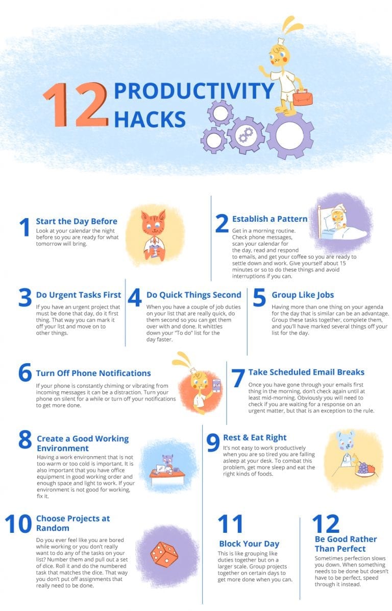 12 Productivity Hacks for Business Owners to Try This Year Calendar
