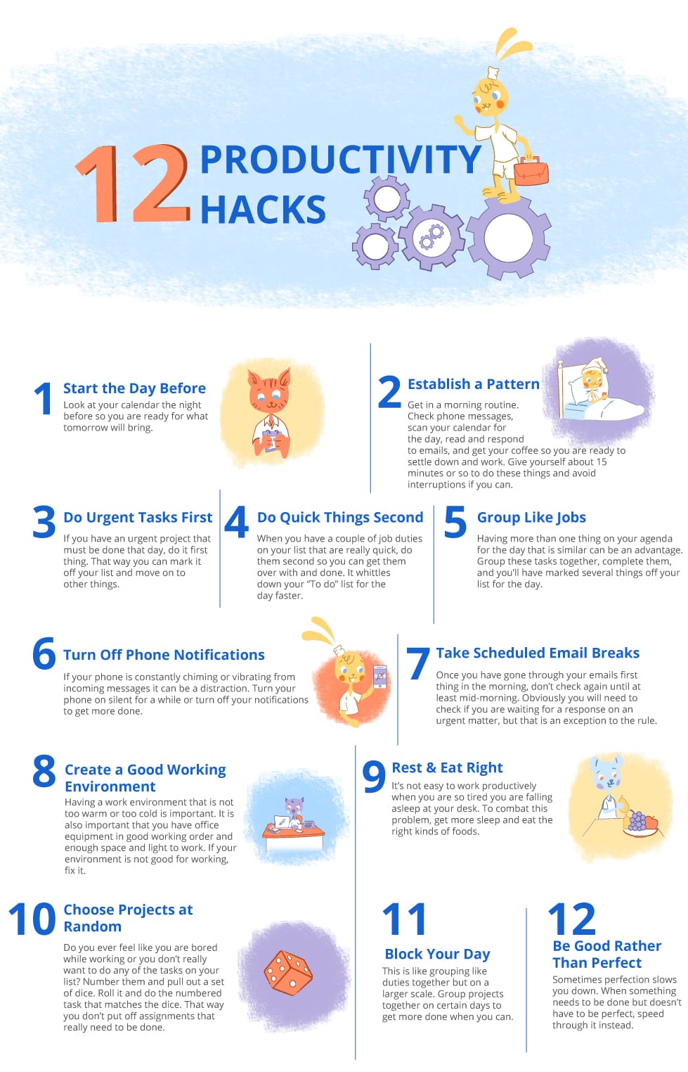 12 productivity hacks for Business Owners