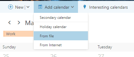 add office 365 calendar