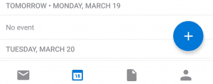 office 365 calendar app add event button