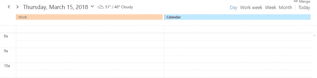 office 365 calendar day view 30 minutes