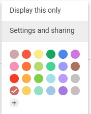 calendar sharing settings