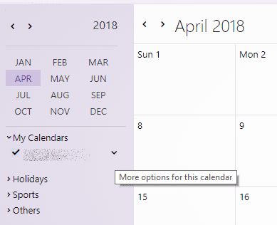 import new yahoo calendar