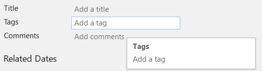 Tag files after taking notes