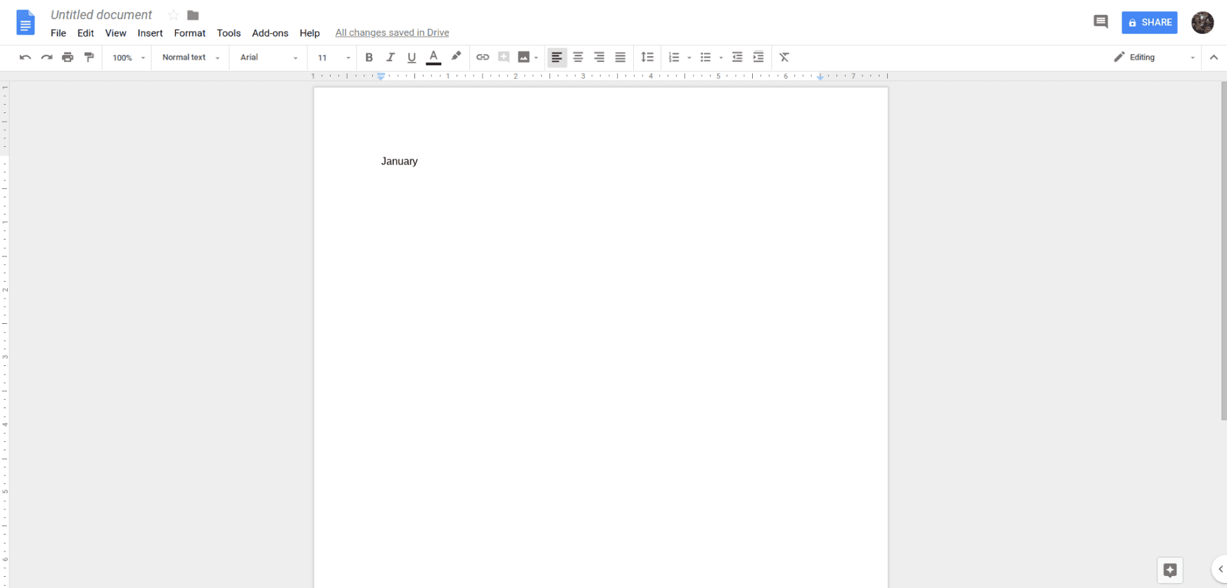 Google Docs editare