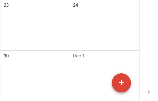 Google Calendar Create New Event Icon