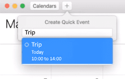 apple calendar travel time