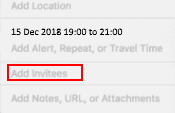 apple calendar travel time