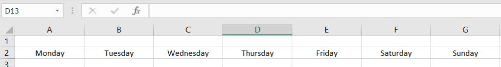 How to Create a Calendar in Excel - Calendar