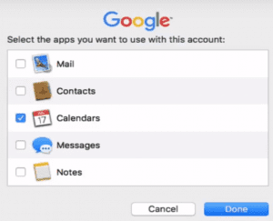 Add Google Calendar to Mac Calendar