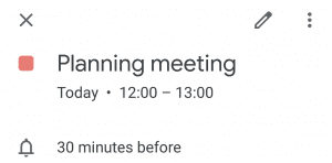 Share event on Google Calendar