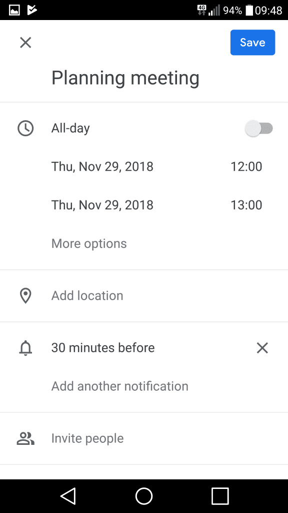 How to Send a Google Calendar Invite Calendar
