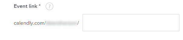 Calendly Event Link