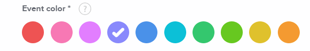 Calendly Event Colors