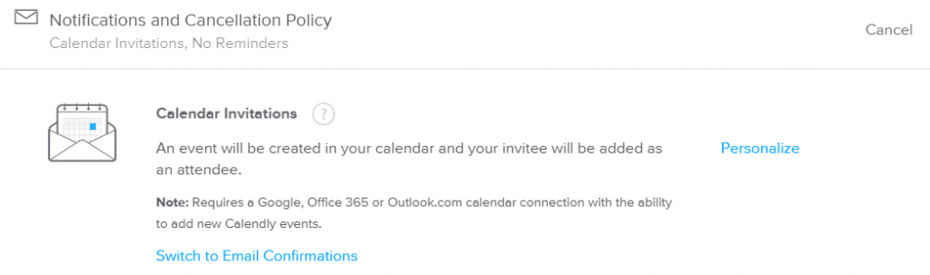 Calendly Cancellation Policy