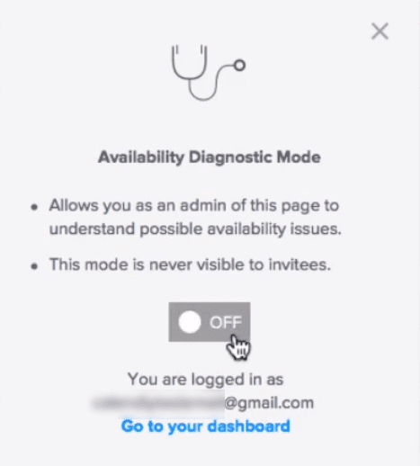 Calendly Availability Diagnostic Mode