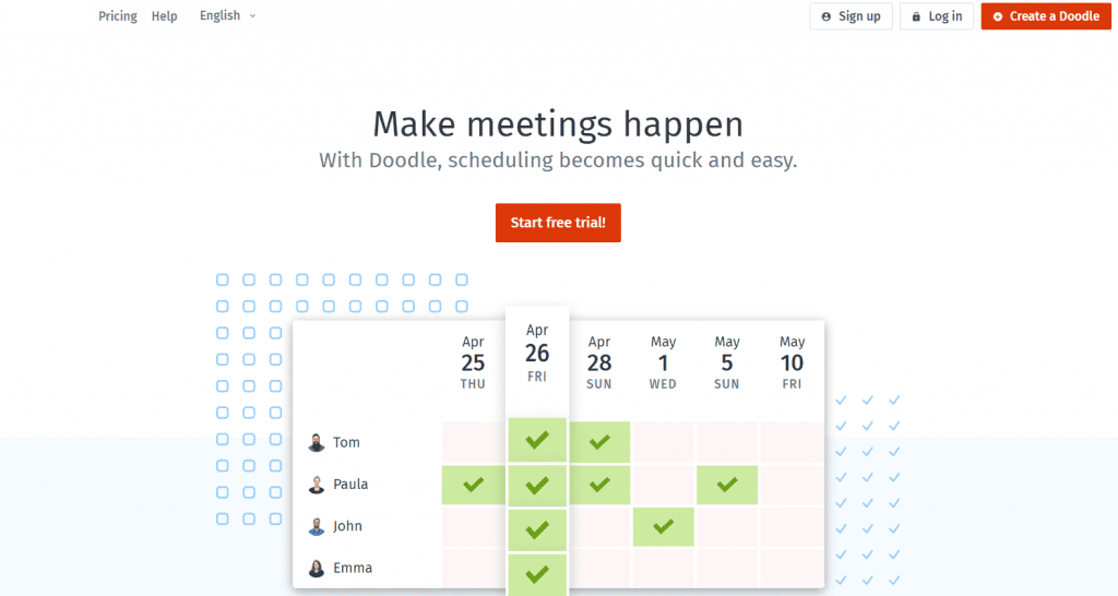 The Complete Guide to Doodle - Calendar