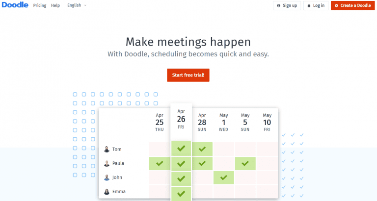 The Complete Guide to Doodle - Calendar
