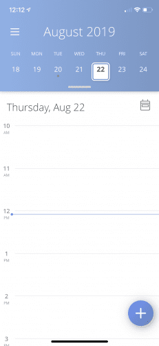 iPhone Calendar app