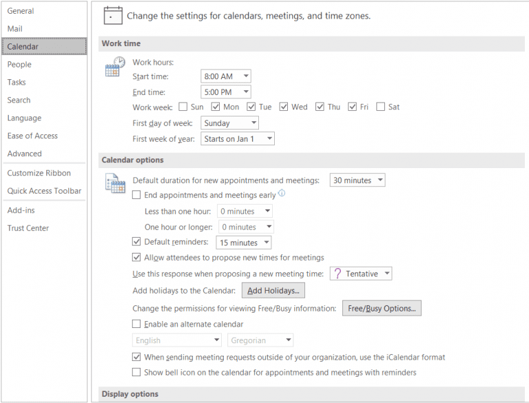 A Guide to Microsoft Exchange Calendar Calendar