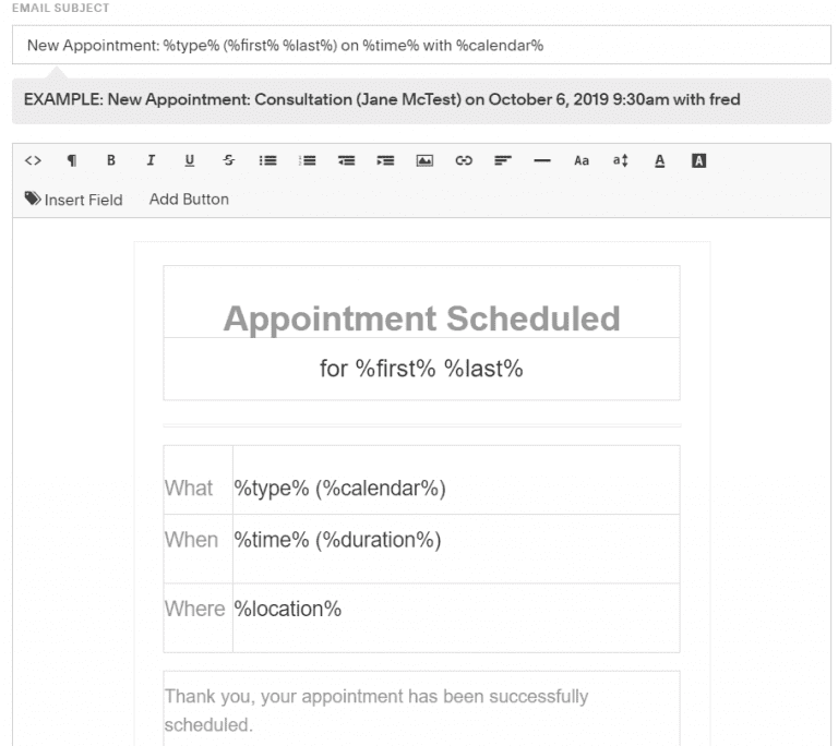 Acuity Scheduling Guide - Calendar