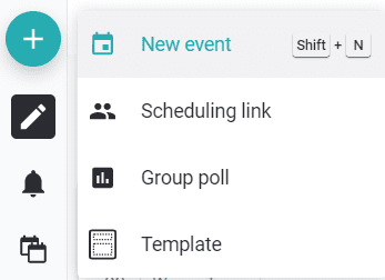 events, links, polls template, woven