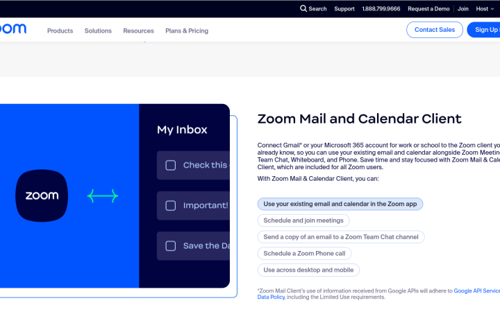 Zoom Calendar