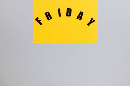 Fridays: Recharge, Refocus, and Rule the Week Ahead