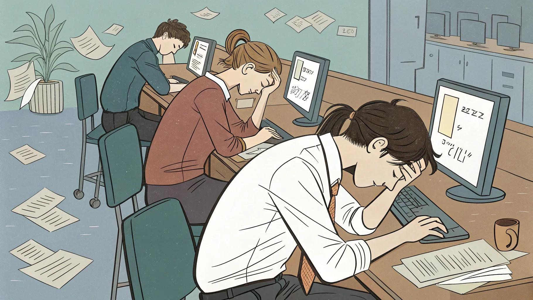 young workers breaking point