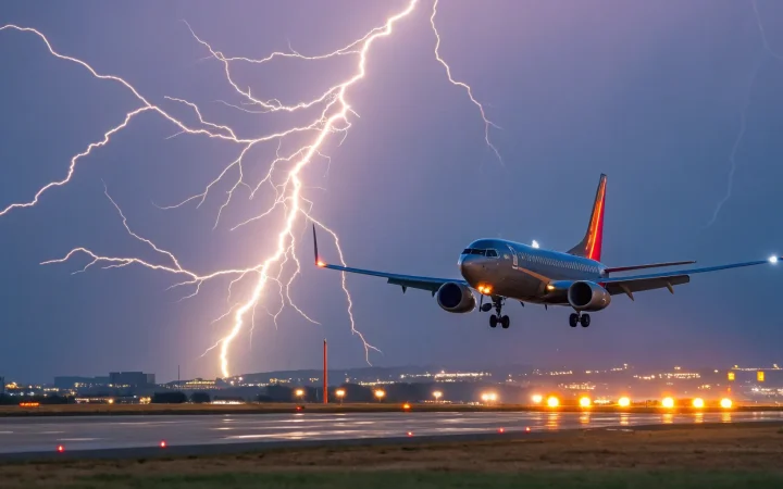 Lightning Strike Hits Southwest Flight During Denver Approach